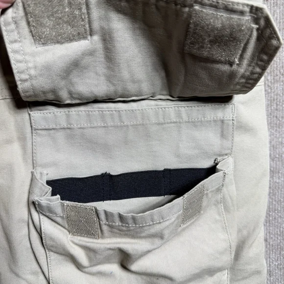 Royal Robbins 5.11 Tactical Vest Mens Medium Khaki Canvas 15 Pockets Safari - Picture 10 of 16